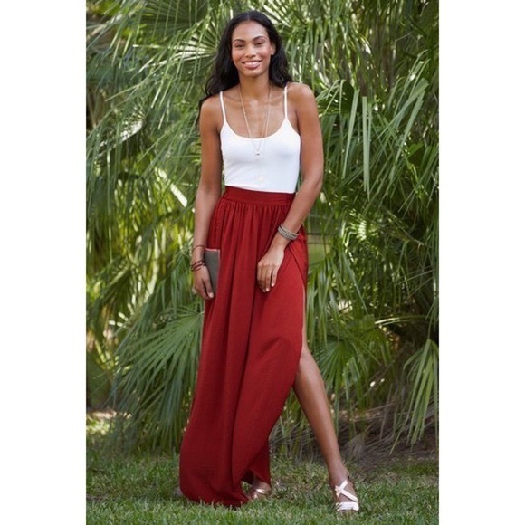 long tall sally Dresses & Skirts - {tall} Side Split Maxi Skirt
